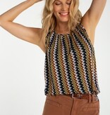 Liverpool Los Angeles sleeveless knit top w/ keyhole