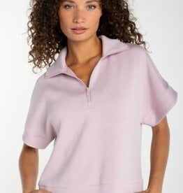 Liverpool Los Angeles half zip popover  top