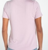Liverpool Los Angeles short sleeve v-neck knit tee