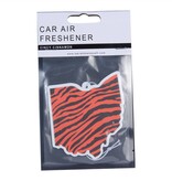 Barrel Down South Ohio Shaped Air Freshener (Bengel Stripe Pattern)