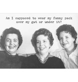 Trash Talk by Annie Fanny Pack Trash Talk Greeting Card