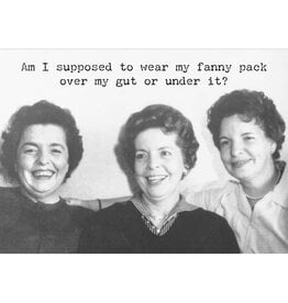 Trash Talk by Annie Fanny Pack Trash Talk Greeting Card