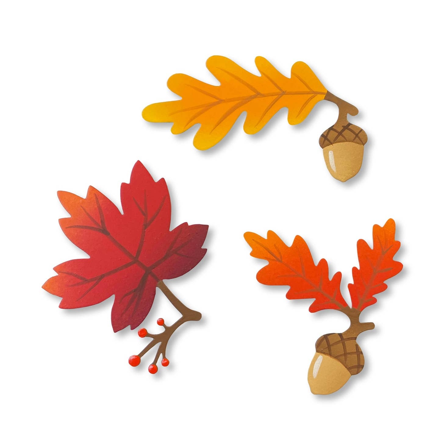 Roeda Studio Fall Leaves Magnets S/3