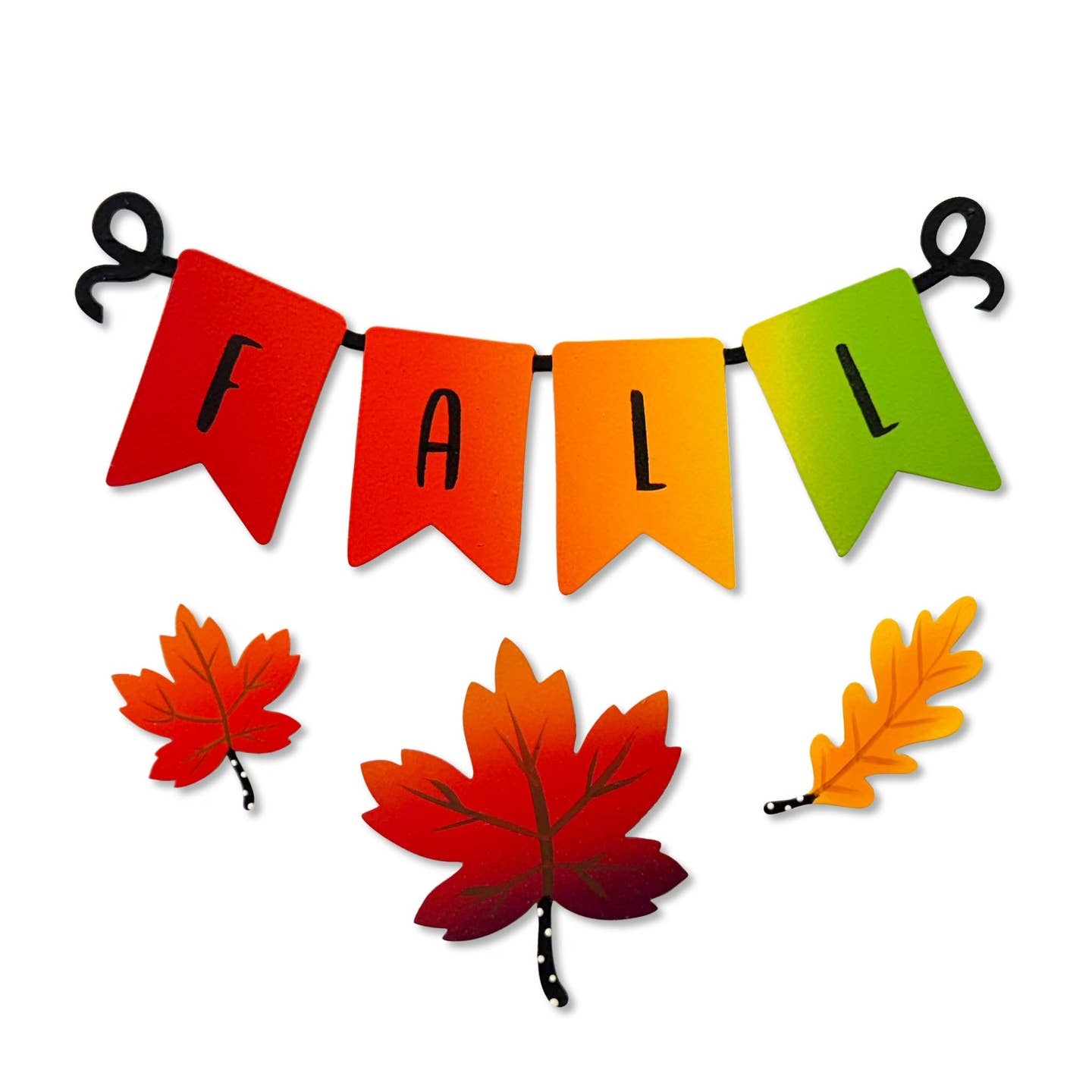 Roeda Studio Fall Wreath Kit Magnets S/4