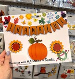 Roeda Studio Thankful Wreath Kit Magnets S/4