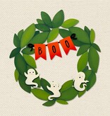 Roeda Studio Boo Wreath Kit Magnets S/4