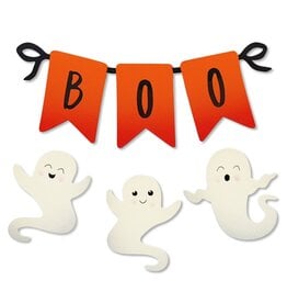 Roeda Studio Boo Wreath Kit Magnets S/4