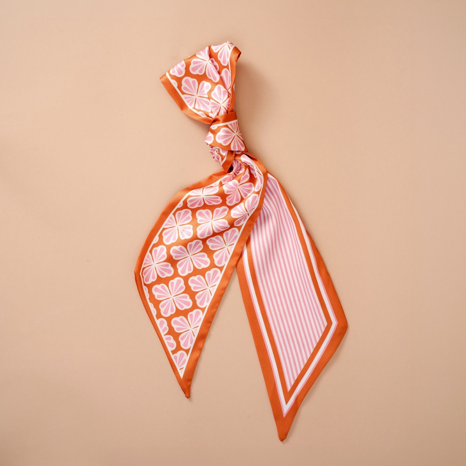 FLEURISH Twirl & Tie Scarf Accessory-Sienna Spice