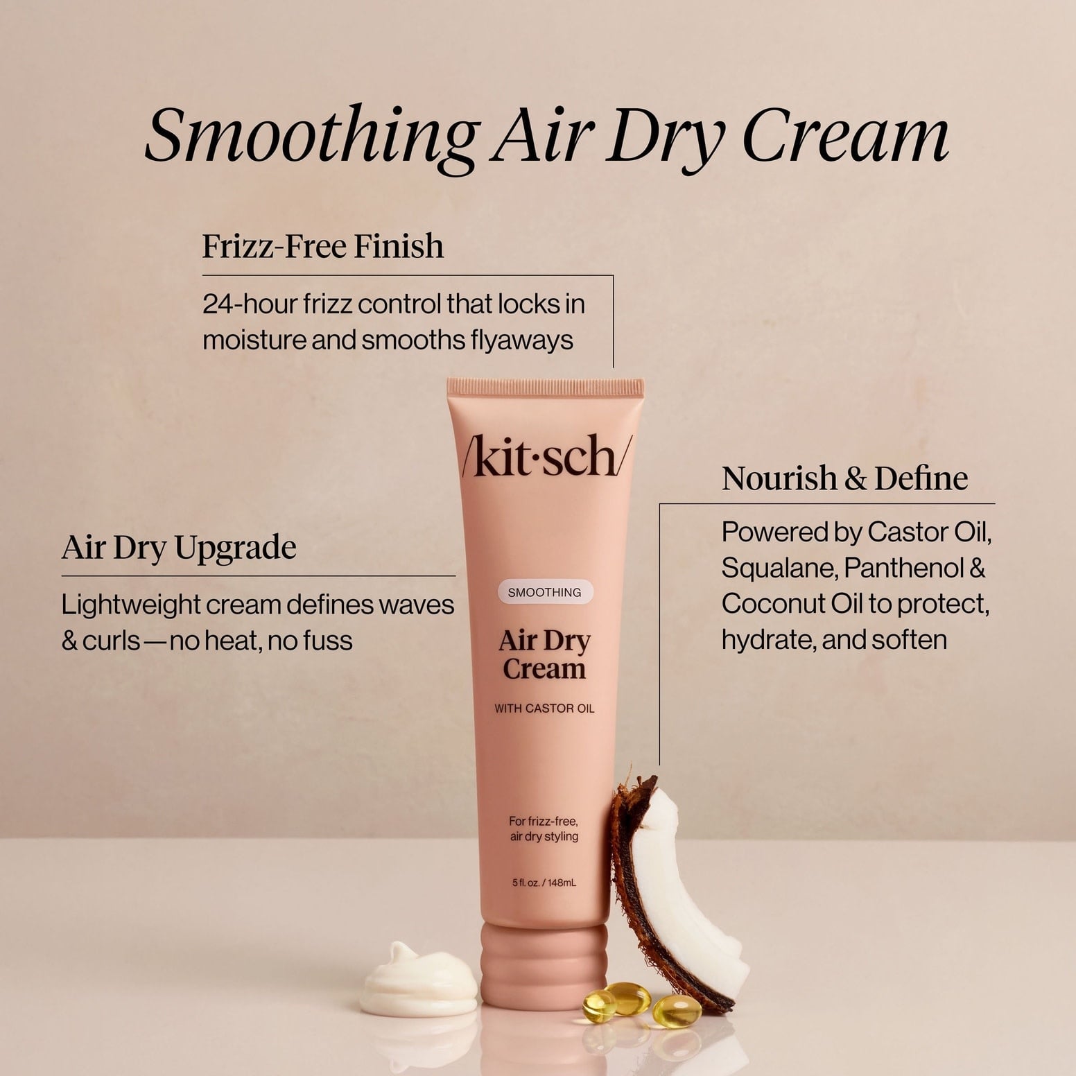 kitsch Smoothing Air Dry Cream