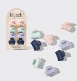 kitsch Recycled Plastic Mini Cloud Clips 8pc Set- Garden Bouquet