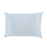 Blue Lemon Lavender Silky Satin Pillowcase Solid