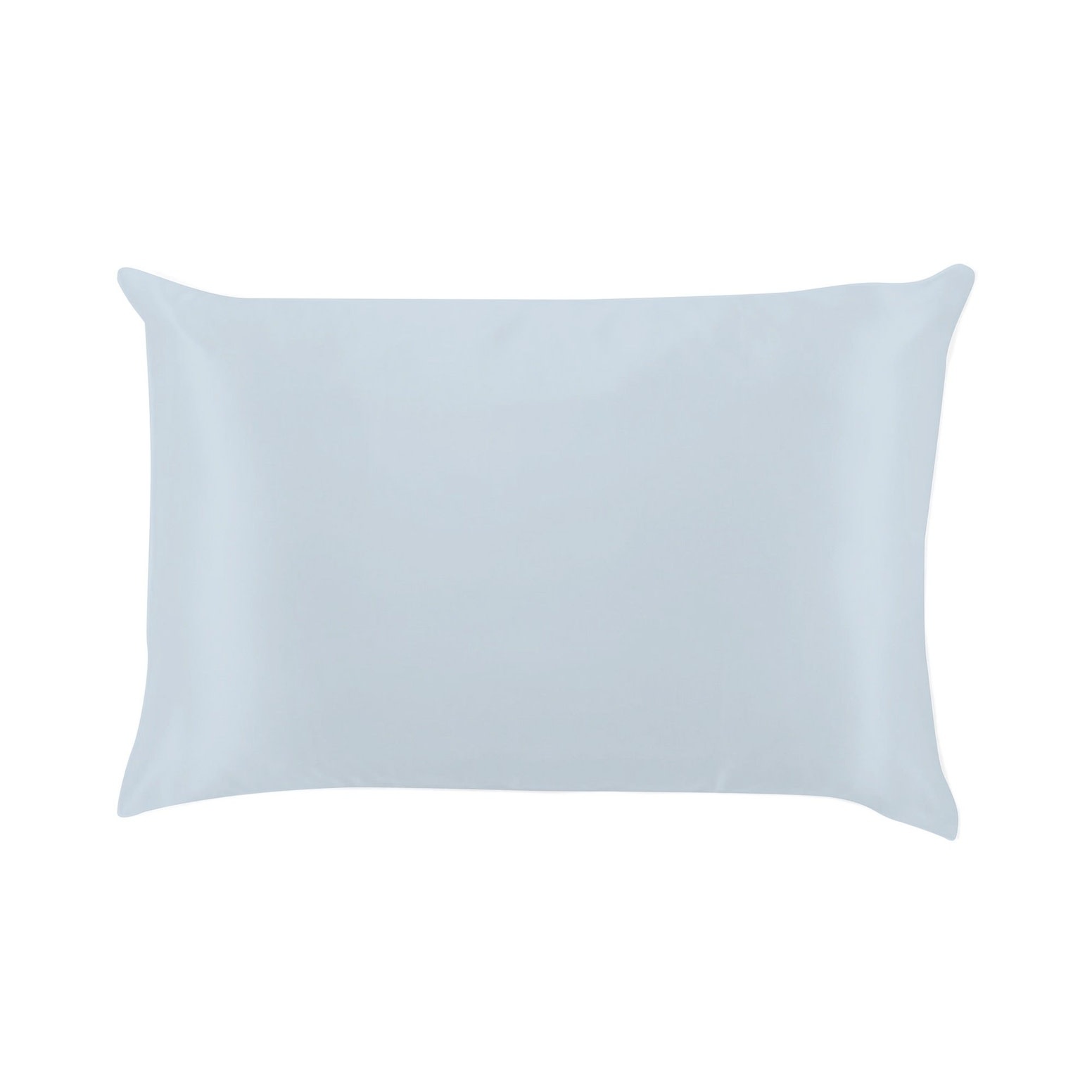 Blue Lemon Lavender Silky Satin Pillowcase Solid