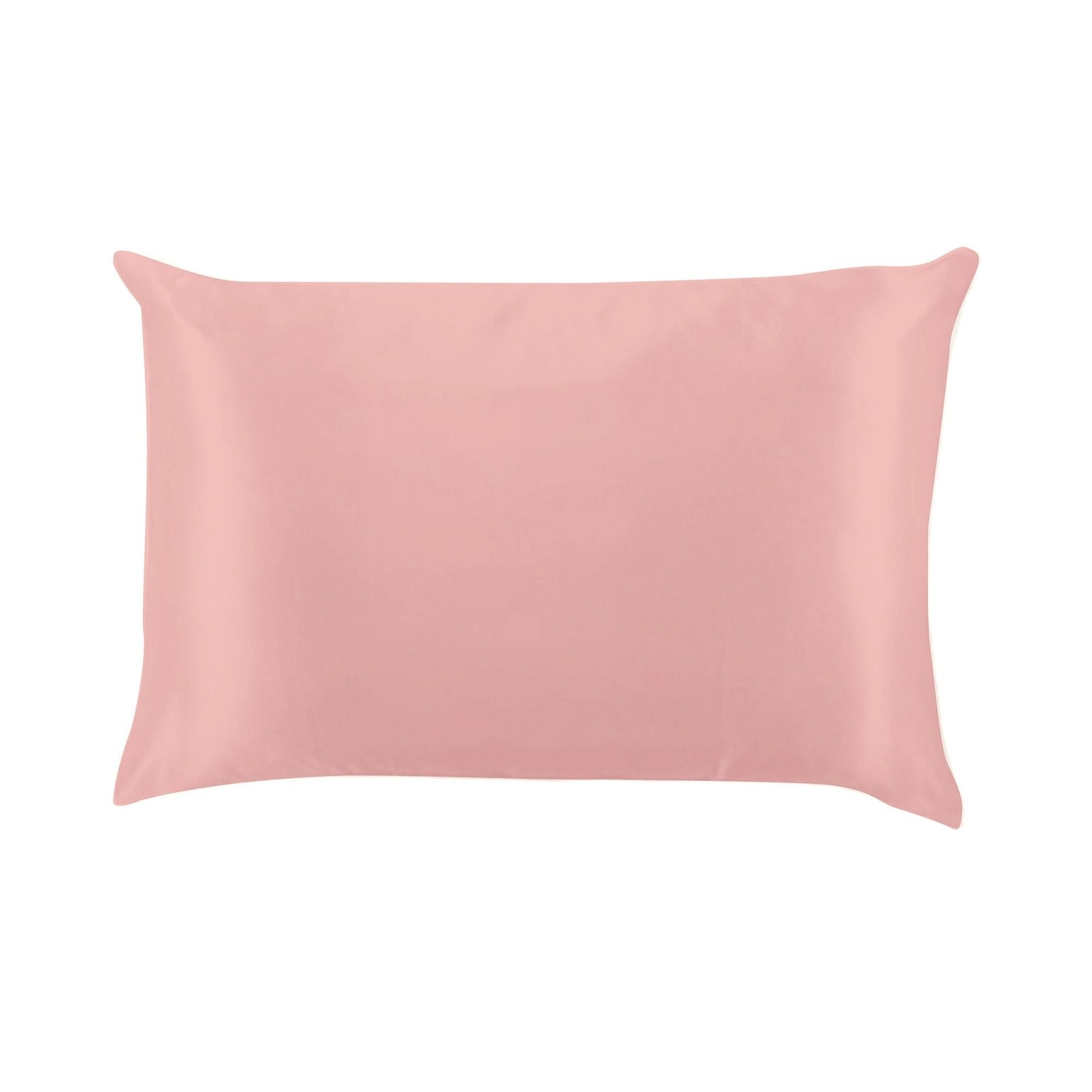 Pink Lemon Lavender Silky Satin Pillowcase Solid