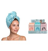 Lemon Lavender Mane Squeeze Reversible Satin Hair Towel