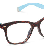 Peepers Leopard Tortoise/Blue Sinclair Blue Light Reading Glasses