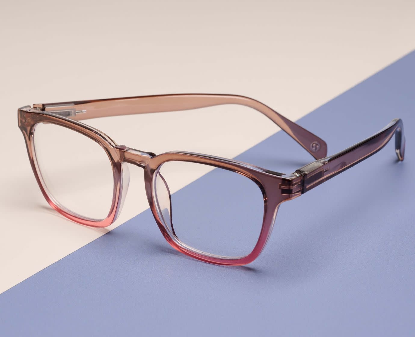 Peepers Tan/Coral Latte Blue Light Reading Glasses