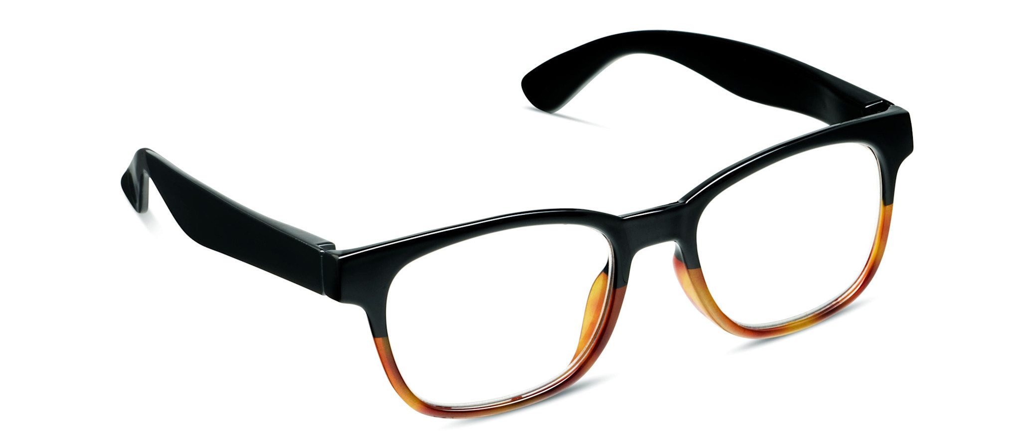 Peepers Black/Amber Tortoise Waverly Blue Light Reading Glasses