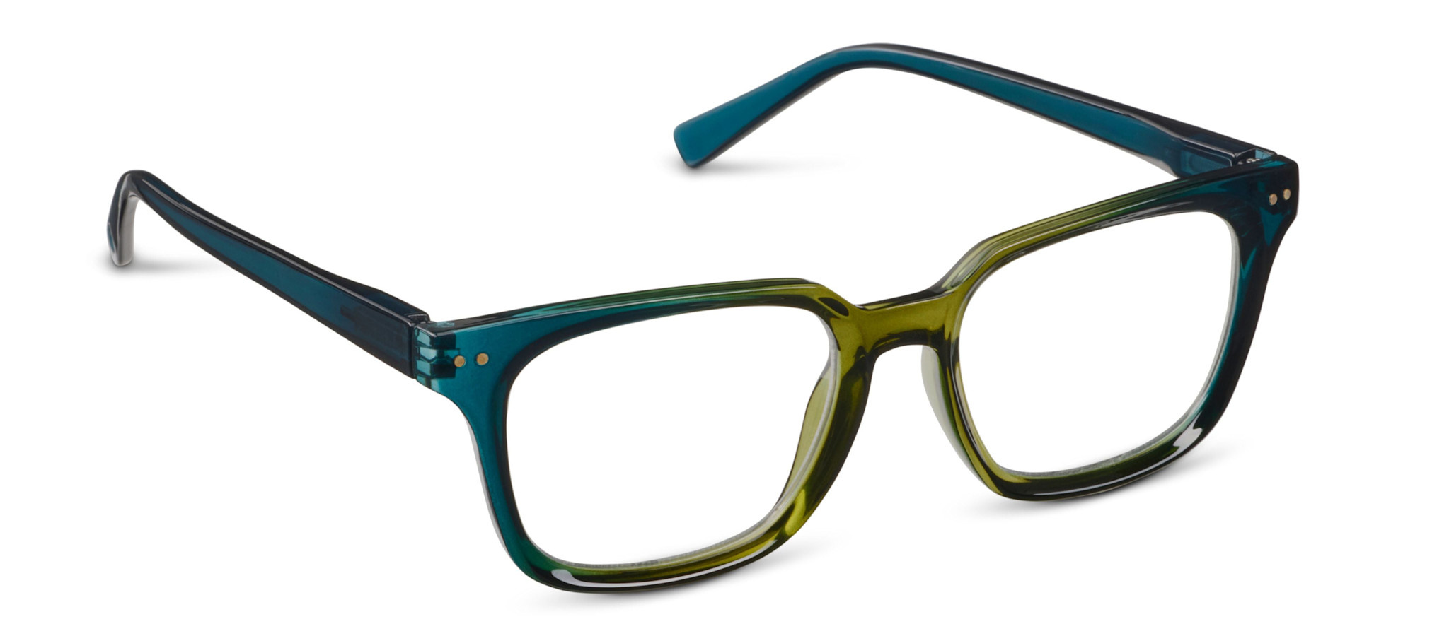 Peepers Green Tiki Blue Light Reading Glasses