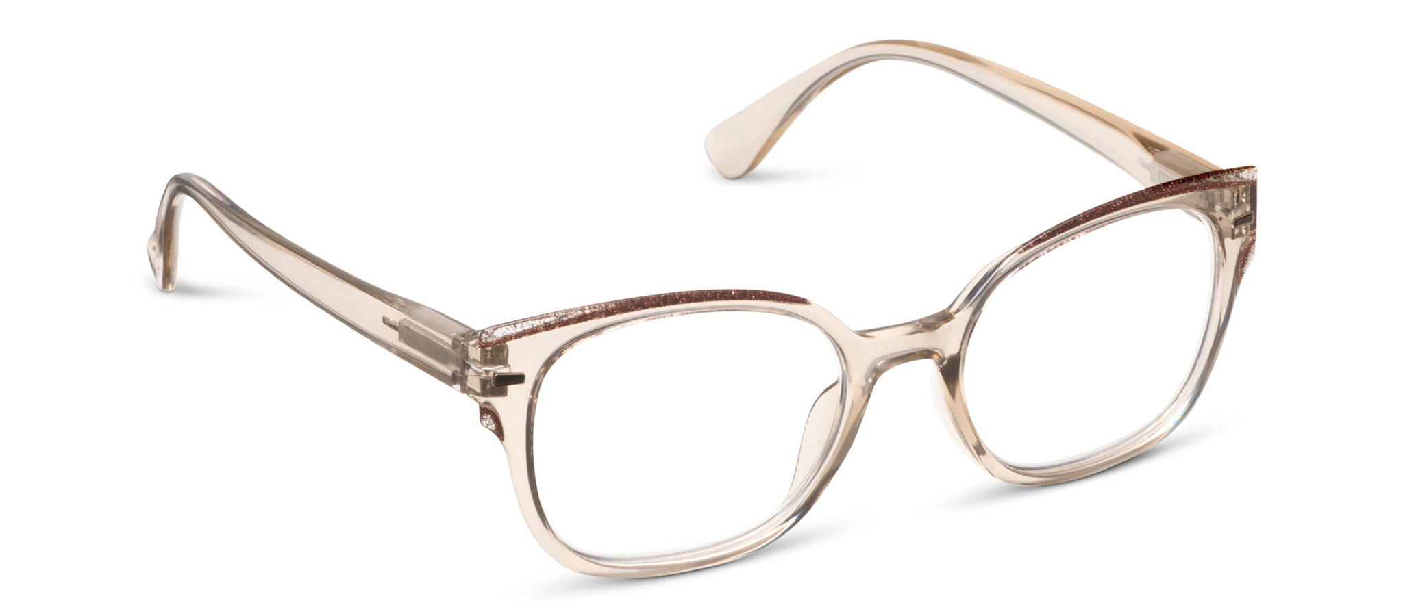 Peepers Tan Glimmer Blue Light Reading Glasses
