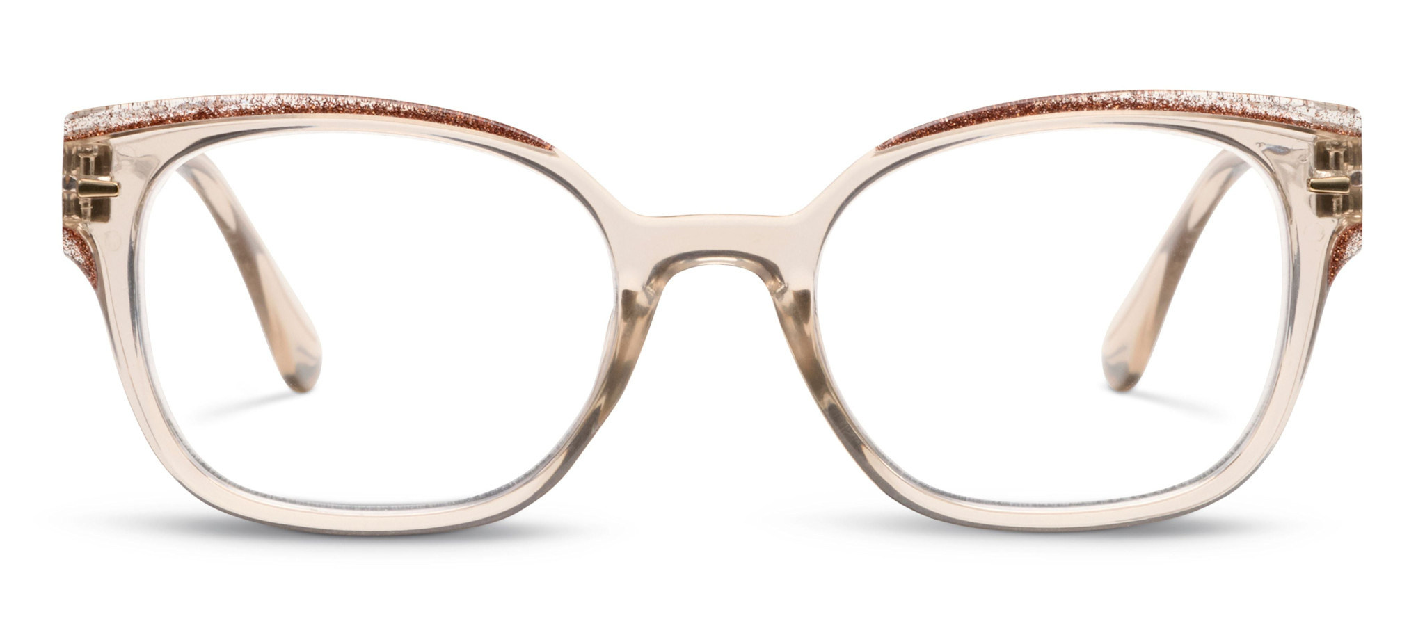 Peepers Tan Glimmer Blue Light Reading Glasses