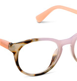 Peepers Chai Tortoise/Pink Ember Glimmer Blue Light Reading Glasses
