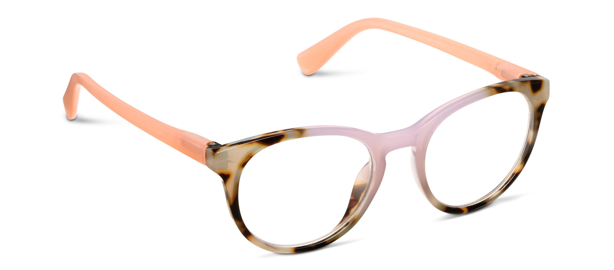Peepers Chai Tortoise/Pink Ember Glimmer Blue Light Reading Glasses