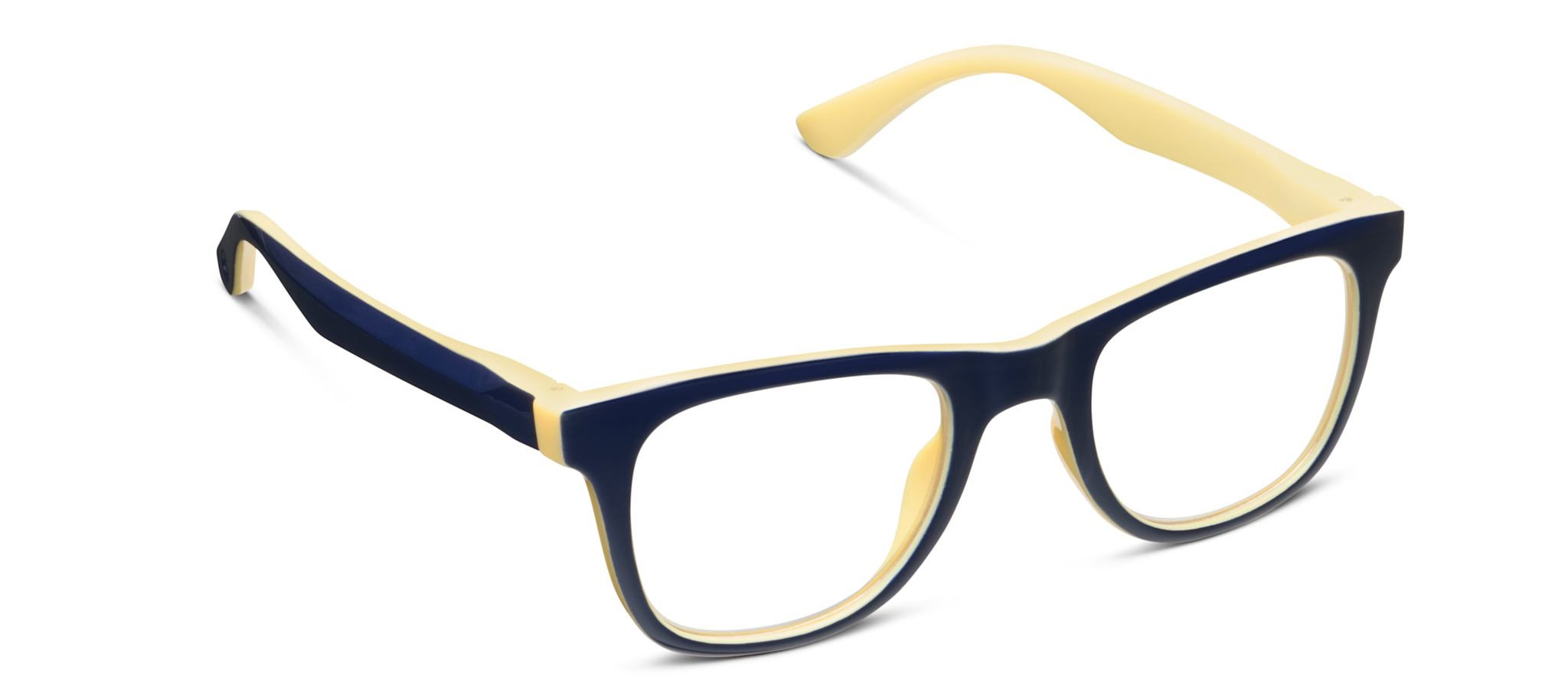 Peepers Navy/Yellow Rally Blue Light Reading Glasses