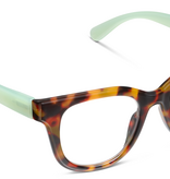 Peepers Tortoise/Green Buffy Blue Light Reading Glasses