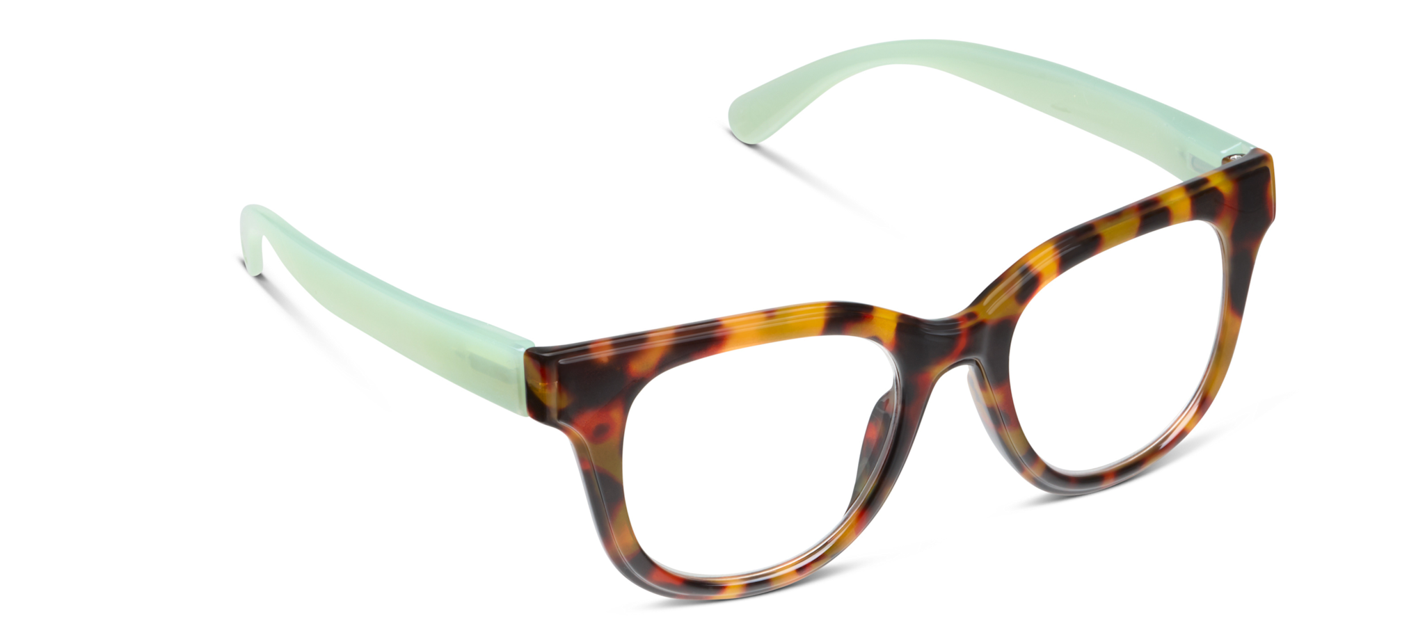 Peepers Tortoise/Green Buffy Blue Light Reading Glasses