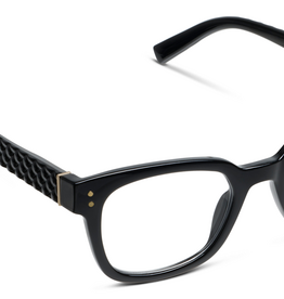 Peepers Black Aubrey Blue Light Reading Glasses