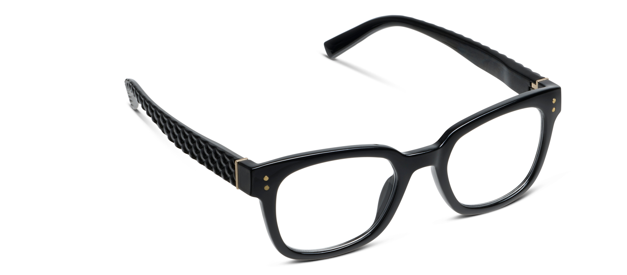 Peepers Black Aubrey Blue Light Reading Glasses