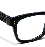 Peepers Black Aubrey Blue Light Reading Glasses