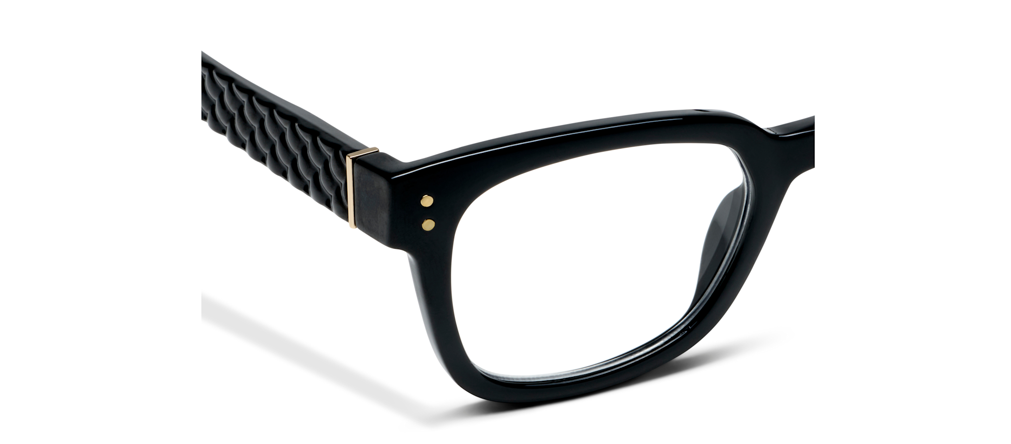 Peepers Black Aubrey Blue Light Reading Glasses