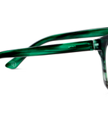 Peepers Emerald Ombre Horn Cleo Blue Light Reading Glasses