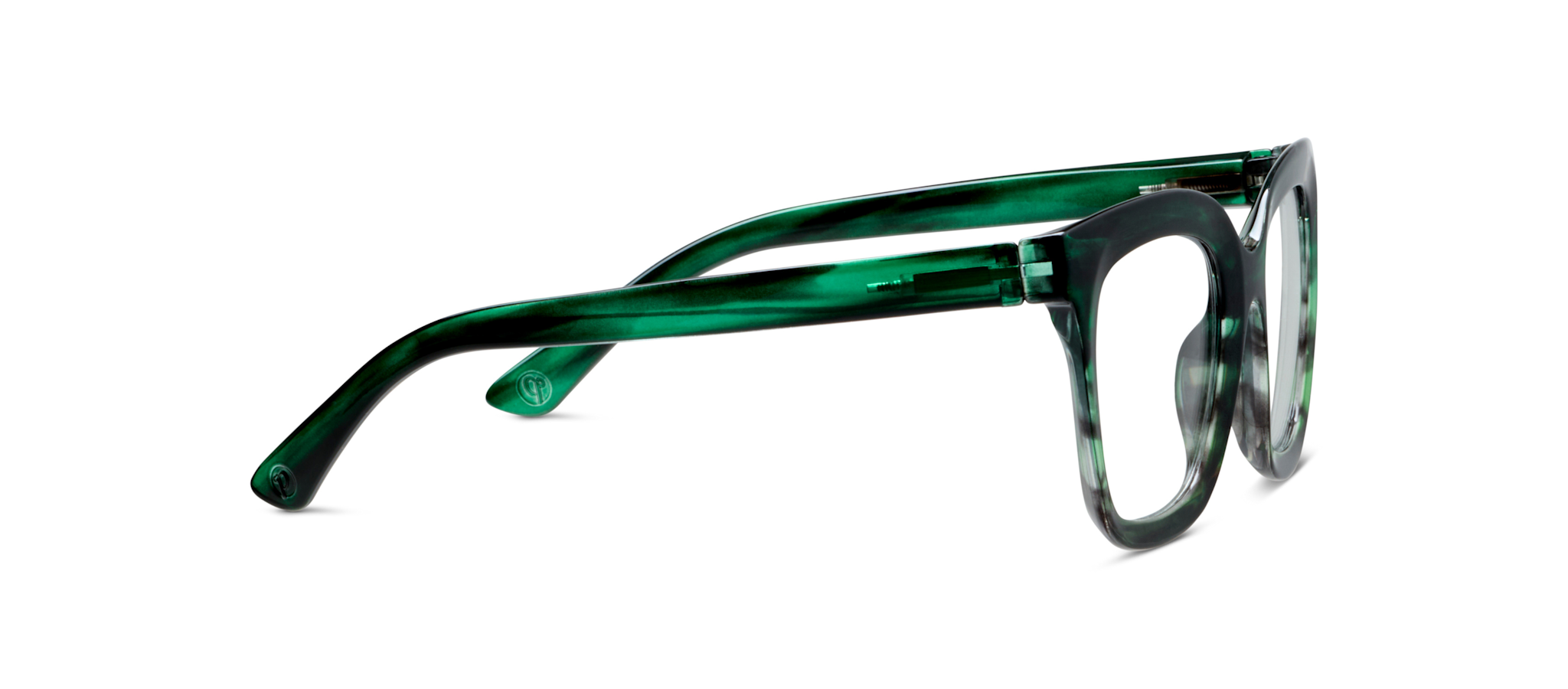 Peepers Emerald Ombre Horn Cleo Blue Light Reading Glasses