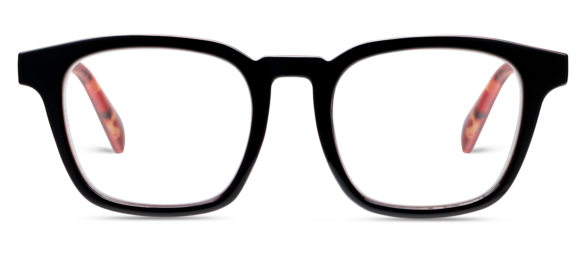 Peepers Black/Fire Tortoise Latte Blue Light Reading Glasses