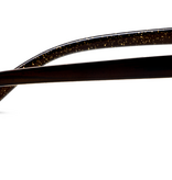 Peepers Coffee/Clear Glitter To the Maximalist Blue Light Reading Glasses