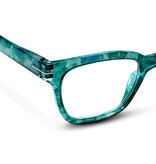 Peepers Turquoise Quartz Buzzworthy Blue Light Reading Glasses