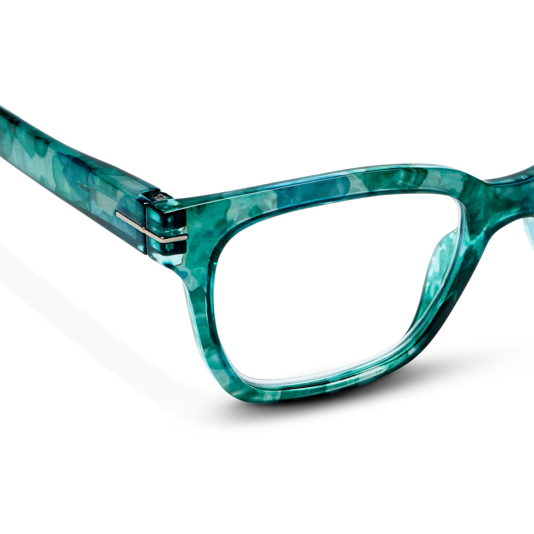 Peepers Turquoise Quartz Buzzworthy Blue Light Reading Glasses