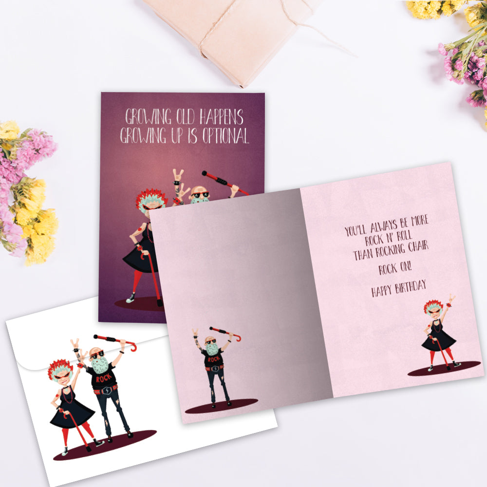 Growing Old Birthday Greeting Card