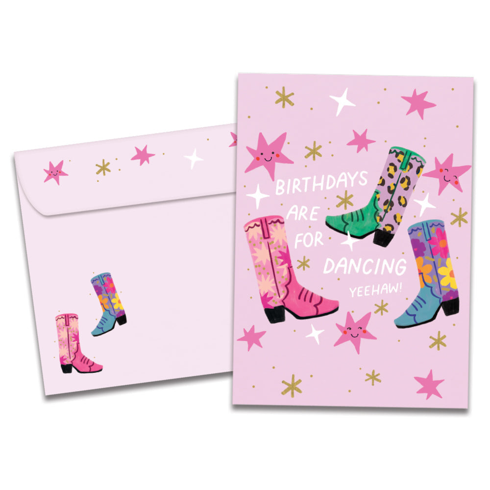 Yeehaw Birthday Greeting Card