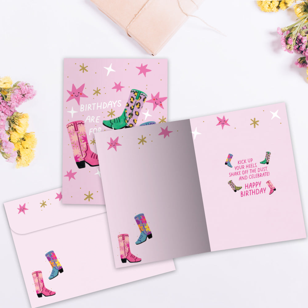 Yeehaw Birthday Greeting Card