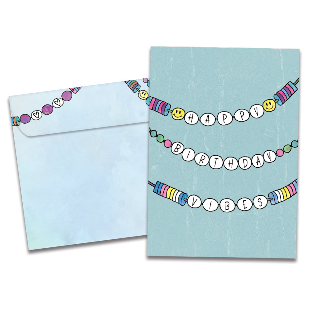 Friendship Bracelet Birthday Greeting Card
