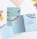 Friendship Bracelet Birthday Greeting Card