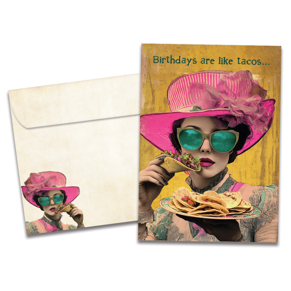 How Many Tacos Birthday Greeting Card