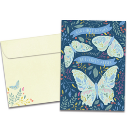 Butterfly Wishes Birthday Greeting Card