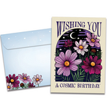 Cosmic Wishes Birthday Greeting Card