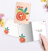 Orange You Sweet Thank You Greeting Card