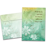 Song Grows Quiet Sympathy Greeting Card