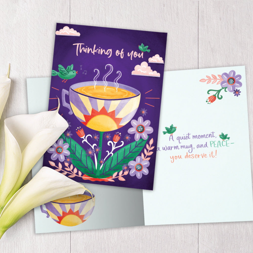 A Quiet Moment Support - Encouragement Greeting Card